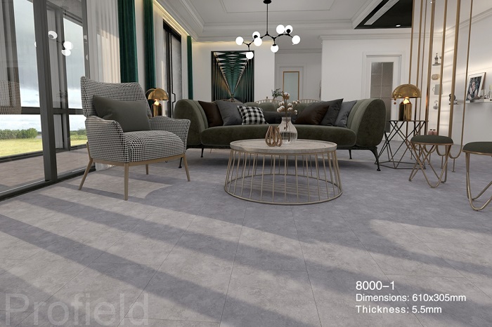 Кварцвинил Profield Evolution Stone 8000-1 Трионо Марбл