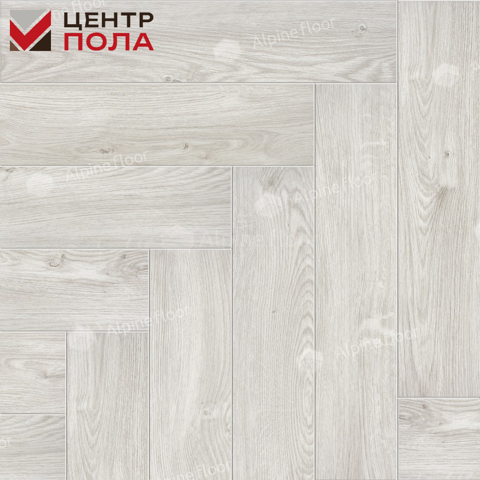 Кварцвинил Alpine Floor Parquet Lvt Eco 16-11 Снежный