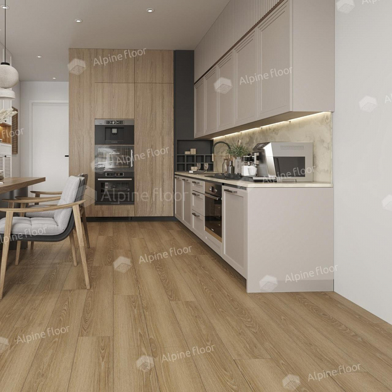 Кварцвинил Alpine Floor Ультра (Ultra) Eco 5-38 Дуб Сантана
