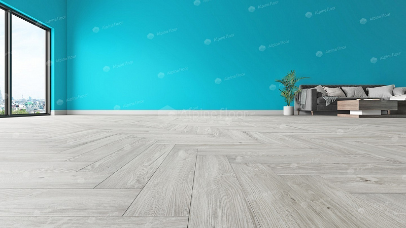 Кварцвинил Alpine Floor Parquet Lvt Eco 16-11 Снежный