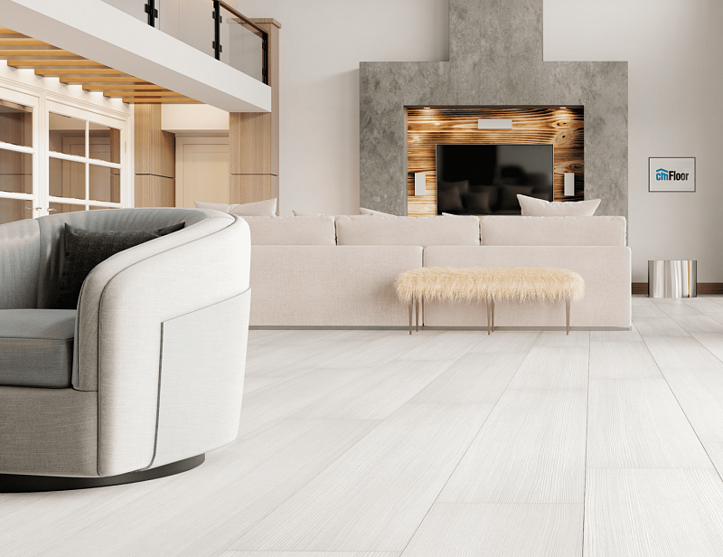 Кварцвинил CM Floor ScandiWood 02 Дуб Белый (С подложкой)