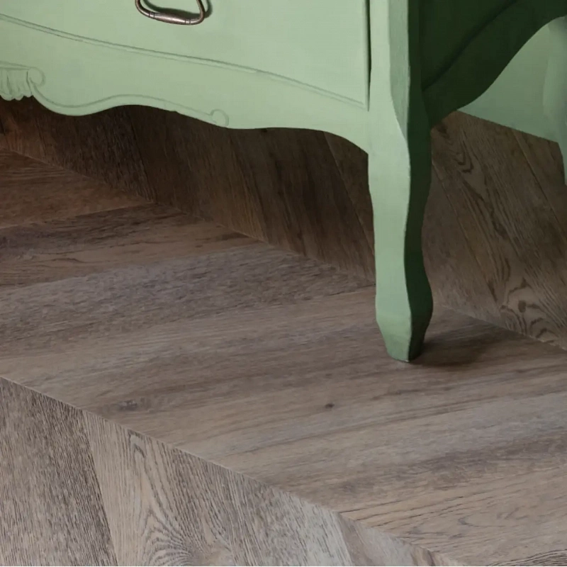 Кварцвинил Vinilam Parquet Chevron Glue RI153616CL4 Шеврон Шампань