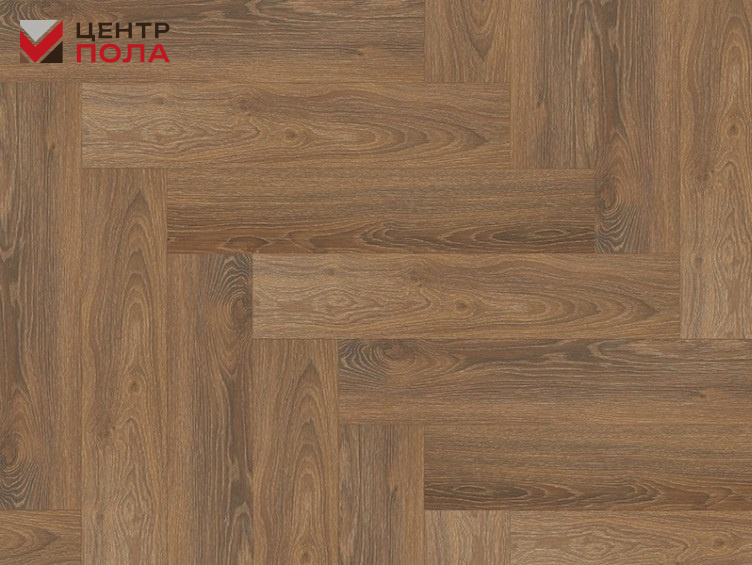 Кварцвинил Floor Factor Herringbone HB.15 Tobacco Braun oak
